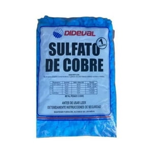 Sulfato De Cobre 1Kg - Dideval