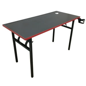 Velazio - Mesa Plegable Para Trabajos Pesados Uso Industrial 130 Cm Patas De Fierro Rojo