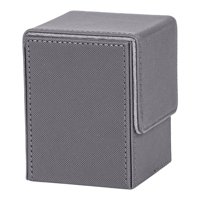 Magideal - Estuche De Piel Sintética Para Naipes, Caja Organizadora Para Billetes, Tarjetas De Visita Y Postales. Gris