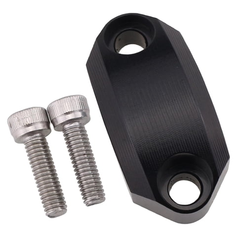 Ioensy - Cubierta De Abrazadera Del Cilindro Maestro De Motocicleta Para Suministros De Manillar De 22 Mm, Color Negro