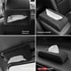 thumbnail image 3 of Cubierta de ante de la caja de tejido gris negro Soporte de tejido rectangular para la decoración de la oficina del coche del hogar (sin toalla de papel), 3 of 3