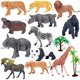 thumbnail image 5 of Figurines Toys BOLZRA Safari Animals con alfombrilla para juegos y actividades, 22 unidades, 5 of 8