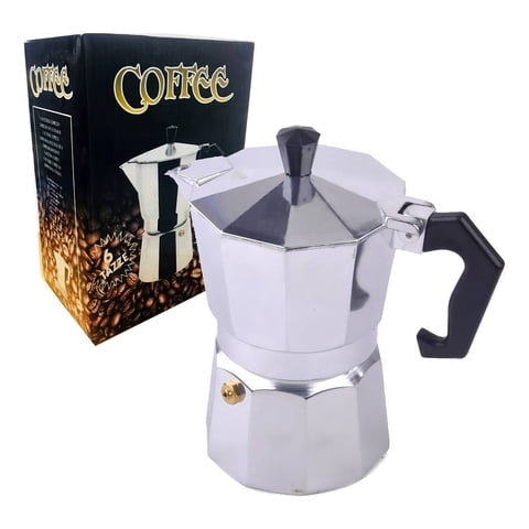 Tecnofonia - Cafetera Expresso Cafetera Italiana Color Gris