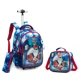 thumbnail image 1 of Children School Rolling Backpack Bag Wheeled Backpack for Boys School Trolley Bag Wheels Kids Travel Luggage Trolley Bag Set, 1 of 3