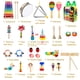 thumbnail image 4 of Juego de instrumentos musicales Taimasi, 33 piezas, 18 tipos, para niños, 4 of 7