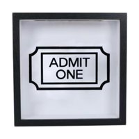 Bothyi - Caja De Archivo De Aventuras Con Ranuras, Caja De Sombras De Viaje Para Sellos De Escritorio, Boda, 29 Cm X 29 Cm, Color Negro