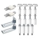 thumbnail image 5 of Kit De Herrajes Para Puertas Plegables, 16 Uds., Piezas De Repuesto Para Reparación De Herrajes Para Puertas Plegables, 5 of 5