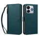 thumbnail image 3 of Funda con Billetera para [Xiaomi Redmi Note 14 4G] con Bolsillo Zipper y Tarjetero Verde pavo real, 3 of 6
