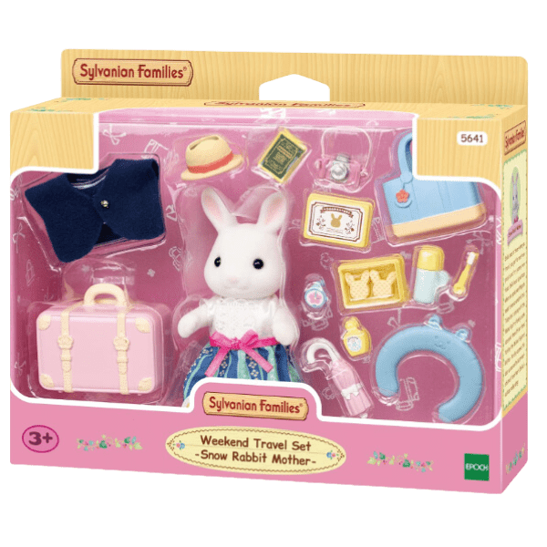 Epoch Sylvanian Families Set Weekend Travel -snow Rabbit Mother- 5641