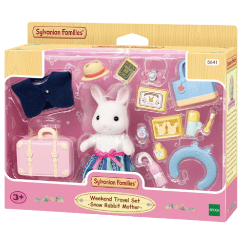 Epoch Sylvanian Families Set Weekend Travel -Snow Rabbit Mother- 5641