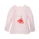 thumbnail image 1 of Polera Bebé Niña Manga Larga Bailarina y Brillos Crema, 1 of 3