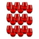 thumbnail image 1 of Set 18 Vasos Vidrio Bajos Full Color Rojo 480mL Allegra, 1 of 3