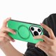 thumbnail image 2 of Magnetic Slim Case for Huawei Pura 70 with Camera Guard & Anti-Scratch Back Green, 2 of 6