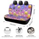 thumbnail image 2 of Emoji-theme Car Rear Seat Covers Back Elastic Flexible Car Seat Covers Decorative Fits Most Cars 120x59x76cm, 2 of 6