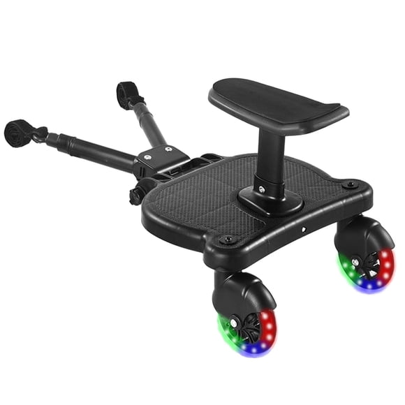 Tabla para cochecito OmegaGym Universal 2 en 1 con ruedas LED y asiento