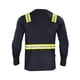 thumbnail image 2 of Polera Híbrida Dual Hi-Vis Manga Larga Azul Talla M, 2 of 3