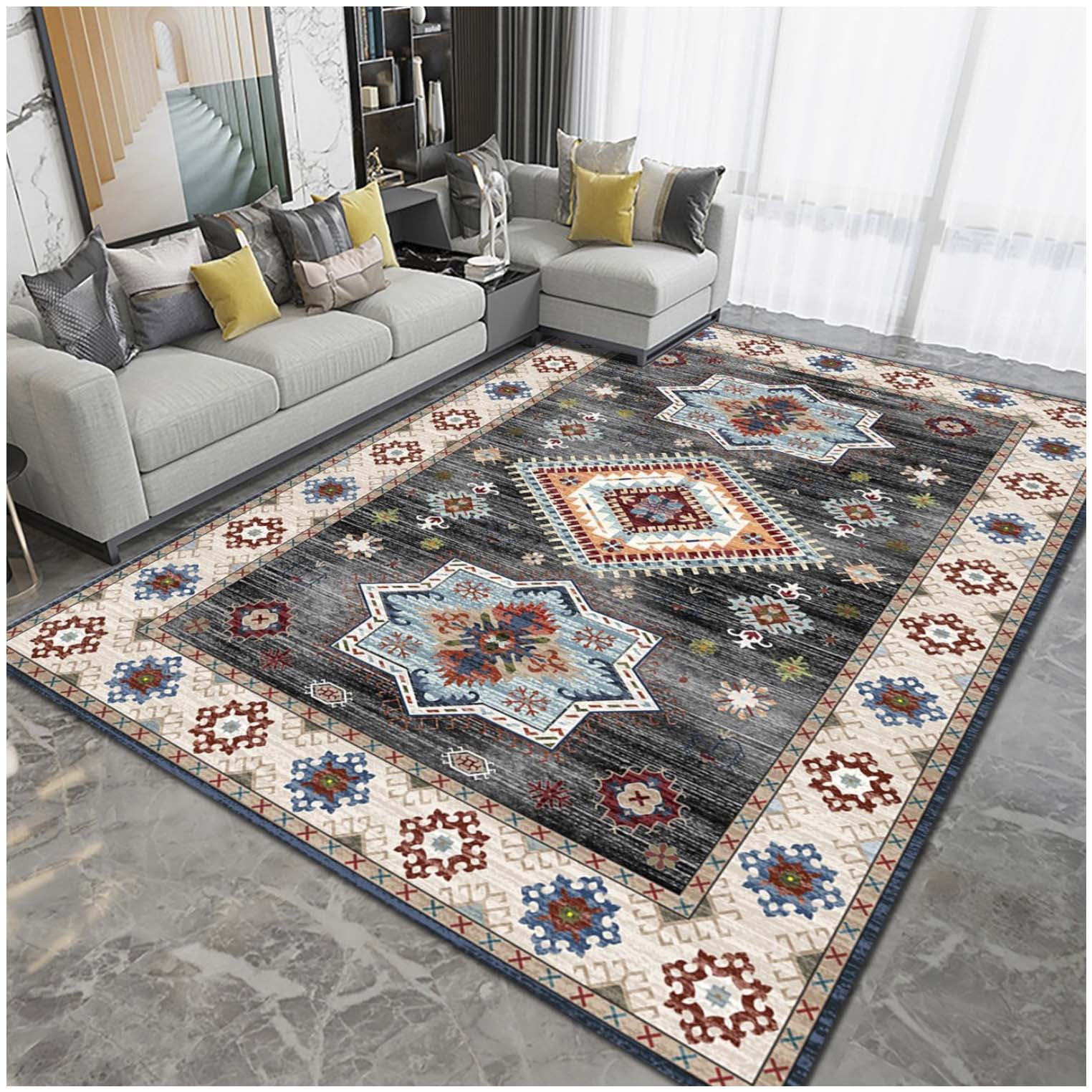 Genérico - Alfombras Lisas Con Diseños Efecto 3d 200x240 Cm Md12