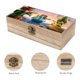 thumbnail image 3 of Lluvia de Albóndigas Caja Organizadora de Madera Rústica - Caja Decorativa Multifuncional para Escritorio, Hogar, Oficina, Joyas y Manualidades, 3 of 6