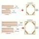 thumbnail image 3 of 1 Set DIY Wood Canvas Stretcher Frame Bars Kit For Gallery Wrap Oil Painting Mounting Stretcher Strips Oil Painting Wall Art Decor, 3 of 4
