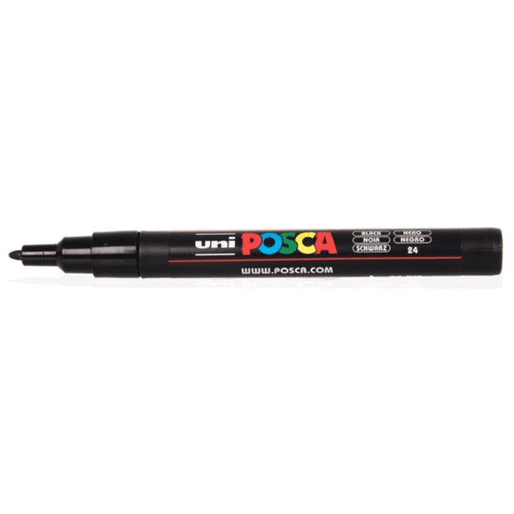 Uni POSCA 3M bullet shaped 0.9-1.3 mm P7 Verde caqui - Bullet shaped 0.9-1.3 mm