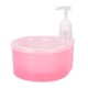 thumbnail image 1 of Dispensador De Jabón Para Platos 2 En 1 Con Soporte De Esponja Botella De Bomba De Líquido De 1L Para El Hogar Rosa, 1 of 5