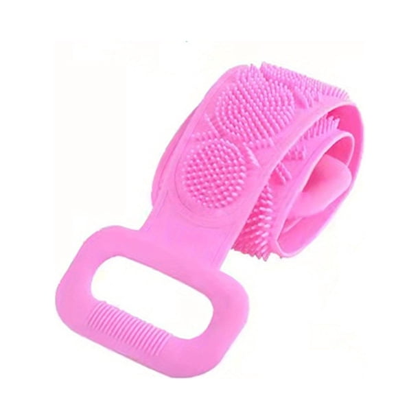 1pc Extended Silicone Body Brush for Deep Exfoliation and Skin Cleansing