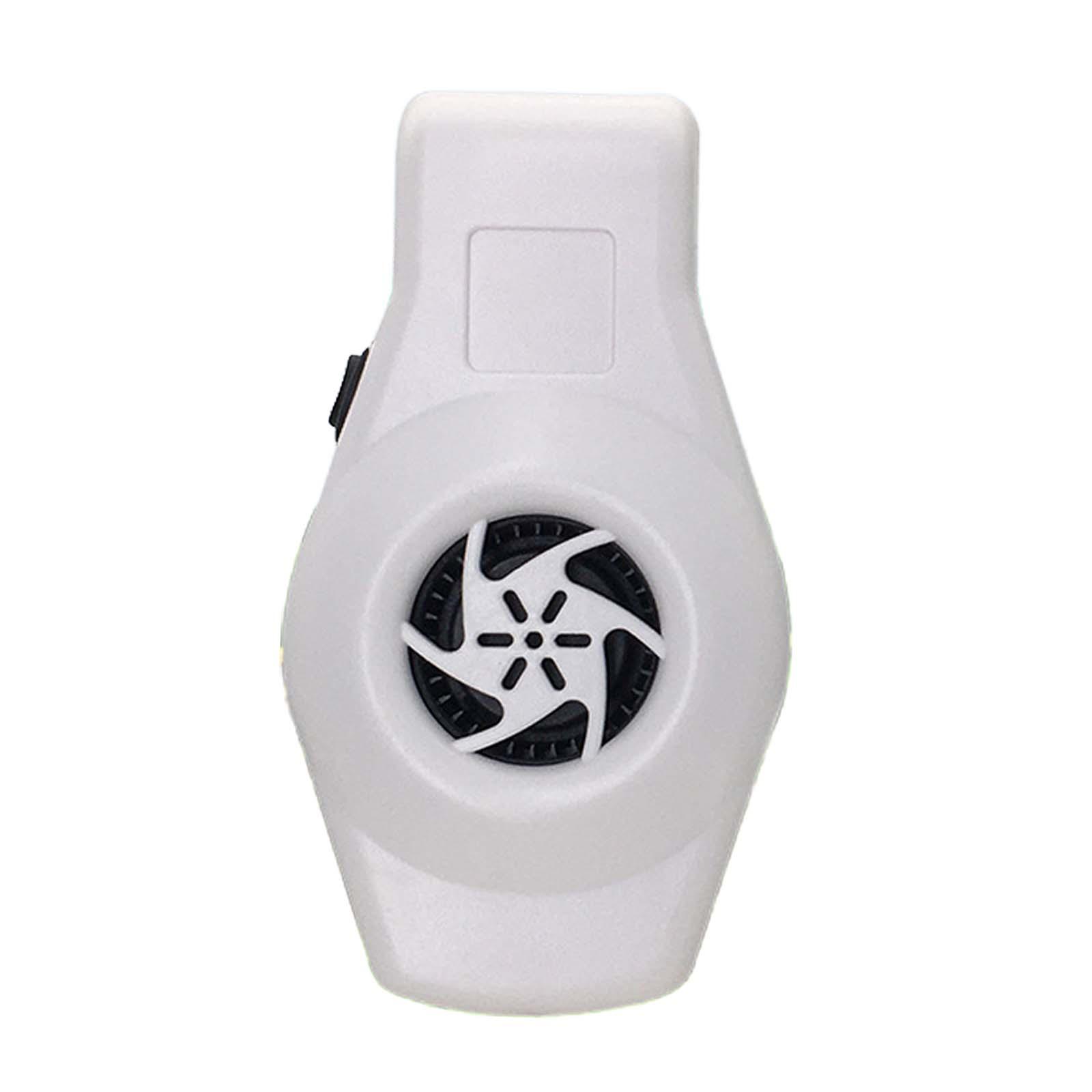 Magideal - Ventilador De Enfriamiento De Acuario, Enfriadores De Peceras Decoración Del Hogar, Enfriador De Peceras, Enfriador De Acuario Ajustable Con 2 Velocid Blanco