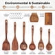 thumbnail image 4 of Juego de utensilios Woodenhouse de madera de teca de calidad duradera, 8 piezas, 4 of 8