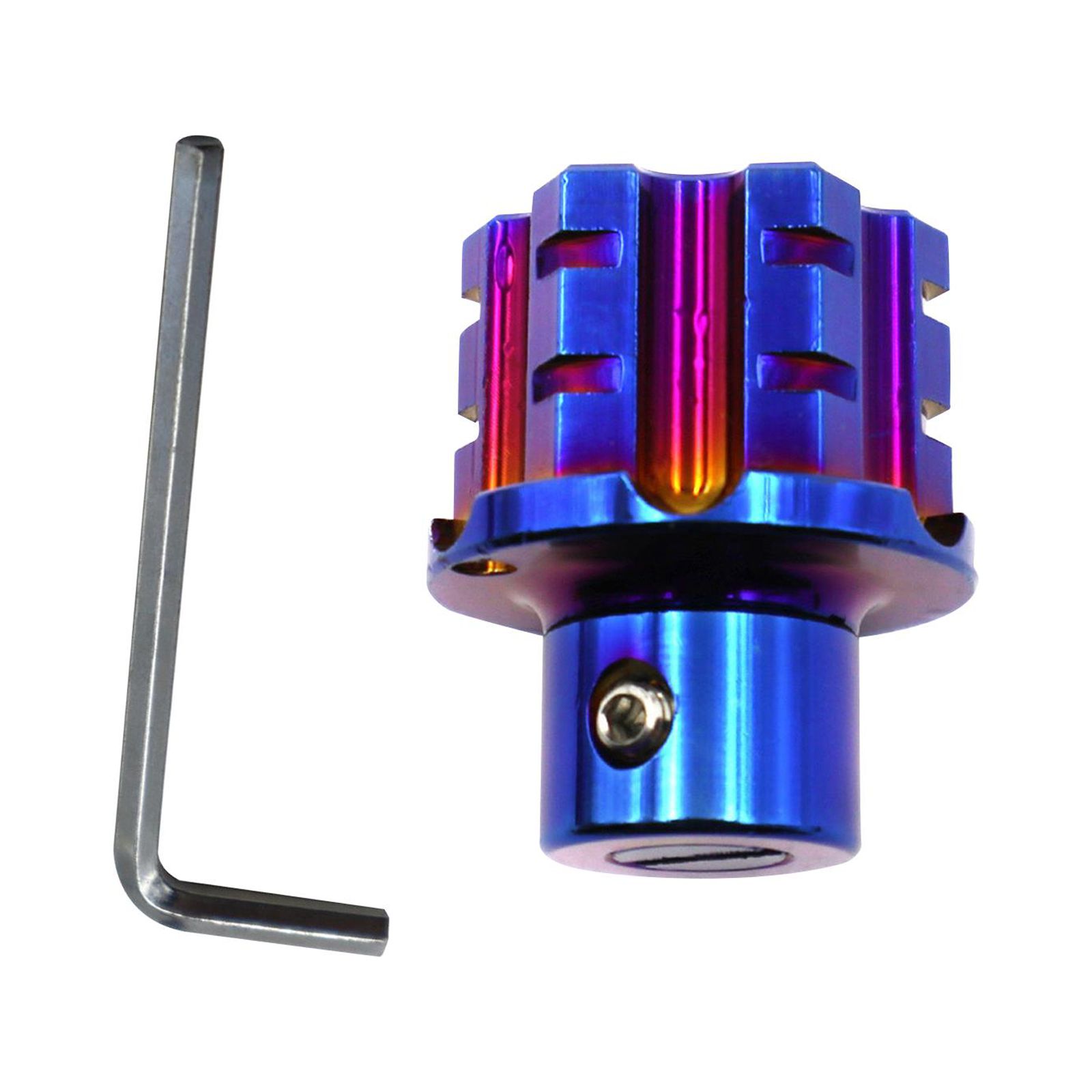 Magideal - Funda Para Llave De Motocicleta, Cubierta Para Cabeza De Llave, Decoración Cnc, Aleación De Titanio, Protector Para Cabeza De Llave, Carcasa Para Llav Cabeza De Llave De Ciruela