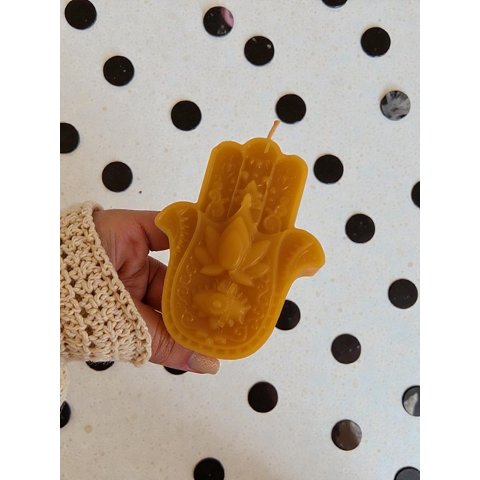 Susurro Ancestral - Vela De Miel Mano De Fátima