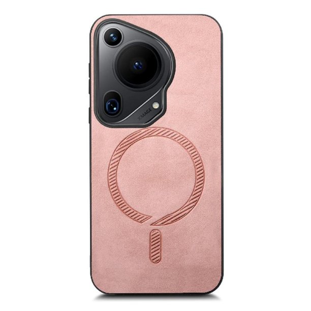 Magnetic Slim Case for Huawei Pura 70 Ultra with Camera Guard & Anti-Scratch Back Pink