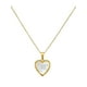 thumbnail image 1 of Relicario Corazon Nacar Cadena Guardafoto Chapado En Oro 18k, 1 of 3
