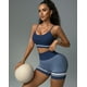 thumbnail image 3 of Conjunto Fitness Mujer Short Push Up Corte V y Peto top, 3 of 8