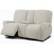 thumbnail image 1 of Funda para loveseat ULTICOR de jacquard, 8 piezas, reclinable, color marfil, 1 of 7