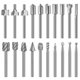 thumbnail image 1 of Juego de brocas para tallar madera Shengbenhao, 20 piezas, vástago HSS de 3 mm, 1 of 7