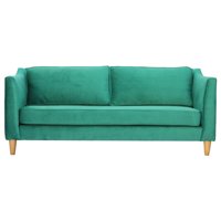 Barra Design - Sofá Oporto 3C Felpa Verde