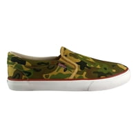 Zapatilla Urbana Gangsta Slip On Verde Camo Hombre Verde 8