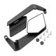 thumbnail image 1 of Espejos Retrovisores Universales Plegables Para Motocicleta, Color Negro Y Blanco., 1 of 5