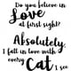 thumbnail image 1 of Decomural Fell In Love Cat WS-41482, 1 of 2