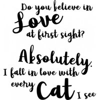 Rienda Libre Graphics - Decomural Fell In Love Cat Ws-41482