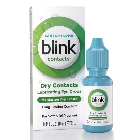 Gotas Oculares Blink Contacts 10 mL Bausch + Lomb para Lentes Blandos