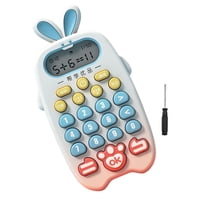 Magideal - Juego Electrónico De Matemáticas, Herramienta De Aprendizaje De Matemáticas En El Aula, Juguete De Entrenamiento Preescolar, Calculadora De Aprendizaj Azul