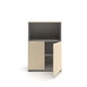 thumbnail image 1 of Gabinete Medio 2 Puertas Librero 80x40x120 Natura/Gris, 1 of 3