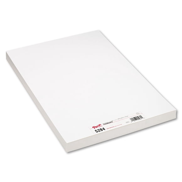 Tagboard Pacon, peso mediano, 12 x 18 cm, 100 hojas, color blanco