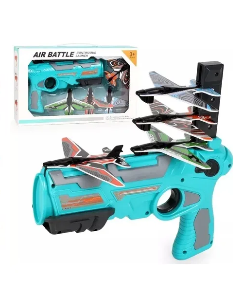 Genérico - Juguete Pistola Lanzador De Aviones De Espuma