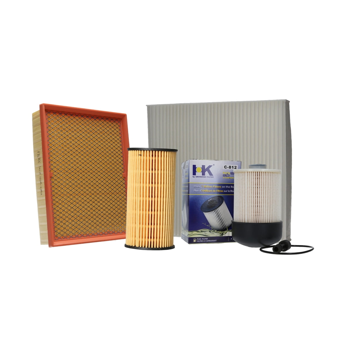 Hk - Filtros Aceite+aire+petróleo+polen Renault Alaskan 2.3 17 22