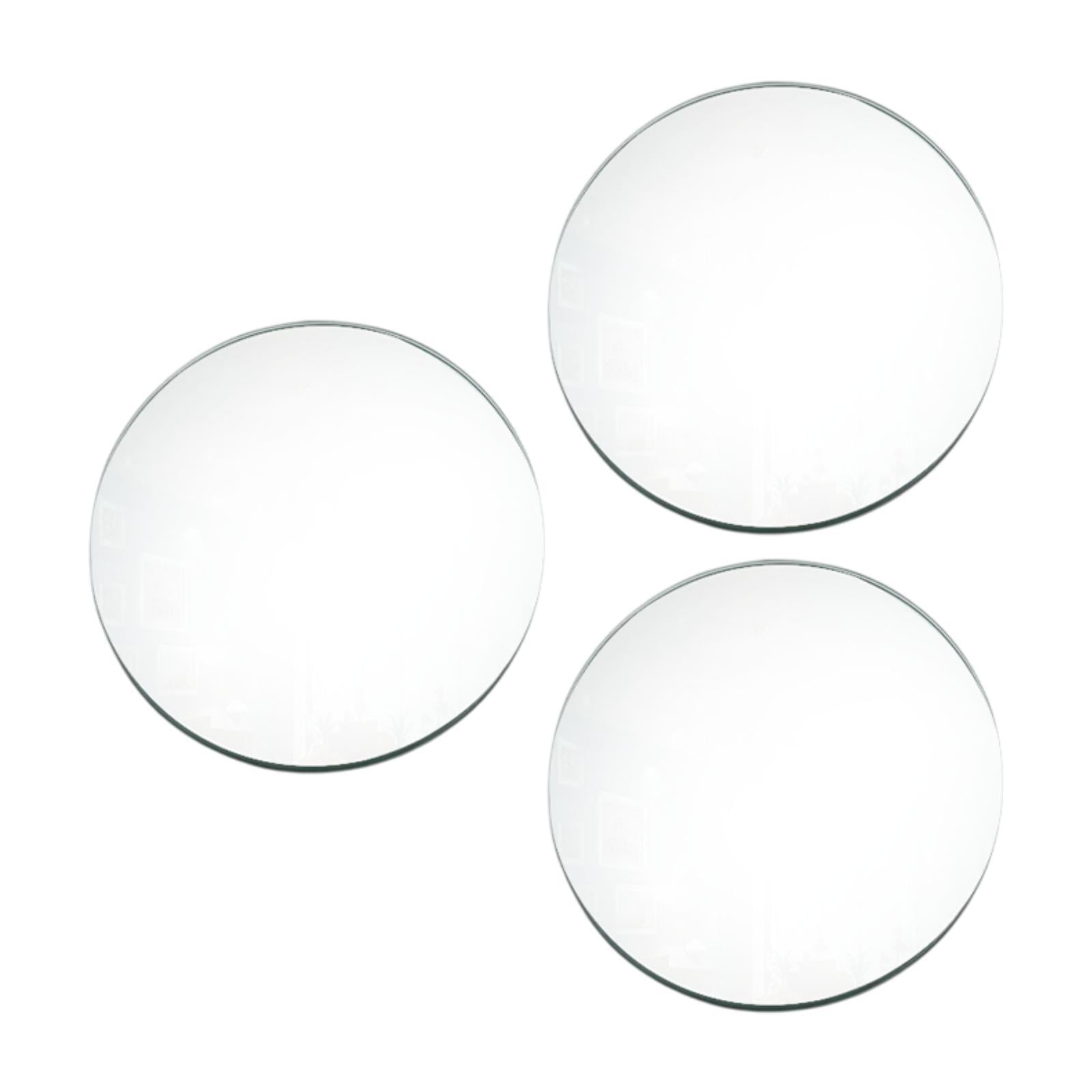 Bothyi - 3 Piezas Espejos Redondos Para Centros De Mesa Para Mesas Para El Tocador De Fiesta De Bodas Argent 30 Cm