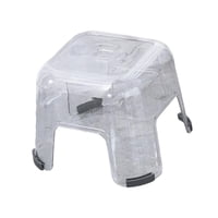 Magideal - Taburete Con Escalón, Banco De Ducha, Taburete Ligero Antideslizante, Taburete Portátil Para Cambiar Zapatos, Taburete Pequeño Para Dormitorio, Cocina , Claro