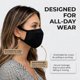 thumbnail image 5 of Mascarillas de Tela ZOFINA Negras 3 Unidades Reutilizables, 5 of 9