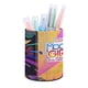 thumbnail image 1 of Chica Lunar-theme Cylinder Pen Holder Pencil Organizer with Flannel Lining PVC Leather Material Cardboard Base for study work 10*8CM, 1 of 6